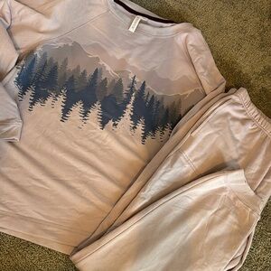 Cozy Lounge Set Lavender Color